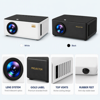 Projecteur Android en gros, 1080P Full HD, WiFi, projecteur vidéo LED portable, Android 11, 350 ANSI, 1 Go, 8 Go, pour la distribution