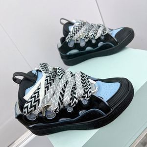 Zapatillas Deportivas de Plataforma Lanvine de Diseño Nuevo, Lujosas y Casuales, con Cordones, para Caminar, Unisex, con Diseño de Grafiti - Product Image 2
