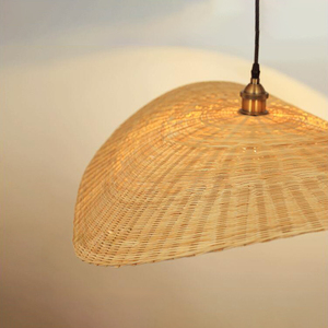 Lampe suspendue rétro en bambou pour la <span class=keywords><strong>cuisine</strong></span>, décoration intérieure, <span class=keywords><strong>design</strong></span>, luminaires en rotin, <span class=keywords><strong>suspension</strong></span> pour salon - Product Image 5