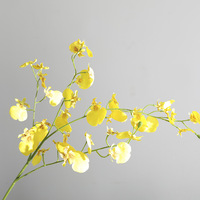 Orchidée Artificielle Faite à la Main Effet Naturel pour Décoration de Salon d'Hôtel/Restaurant, Remise de Diplôme, Noël, Nouvel An