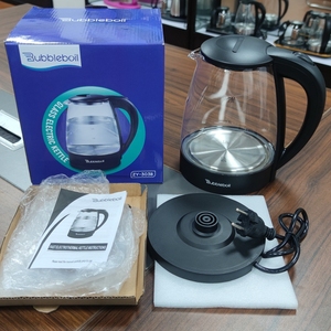 Bouilloire Électrique Intelligente Portable en Verre Sans Fil 1800ML à Ébullition Rapide avec Indicateur LED et Protection Anti-Ébullition à Sec pour la Cuisine Domestique - Product Image 3
