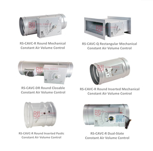 Hot Selling <strong>Hvac</strong> <strong>Tools</strong> Round CAVC Terminals Air Volume Control Motorized Electric Duct Damper Ventilated Box Cav Empt - Product Image 6