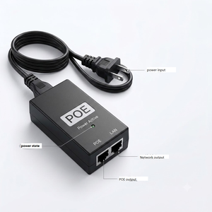 Gigabit POE Injector 48V 0.5A 24V 1A 12V 2A Desktop Power <b>Adapter</b> Power Over Ethernet for IP Camera AP VoIP Phone CE RoHS - Product Image 1