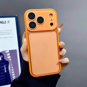Funda Transparente Mate para Teléfono Móvil con Cristal de Cámara Convertido Original para iPhone 17 16 15 14 Pro Max, Marco de Lente y Cubierta Trasera - Product Image 4