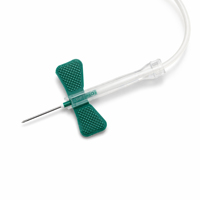 Aiguille de prélèvement sanguin stérile de sécurité Sol-KL Medical 21G avec support pré-attaché