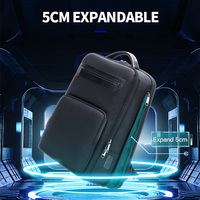 Sac à dos professionnel antivol extensible pour ordinateur portable 15,6 pouces avec chargement USB, durable et protecteur, pour hommes, de la marque BOPAI