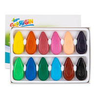 Nouvel arrivage 12 24 36 couleurs crayon de couleur lavable enfants en toute sécurité No Dirty Hands eco Friendly crayon set