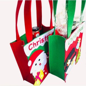 Bolsa de Fieltro Navideña de Alta Calidad para Dulces, con Logotipo Personalizado, Linda y Colorida, Saco de Santa Claus, Artículos Festivos, Color y Tamaño Personalizables - Product Image 4
