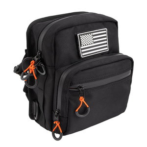 Sacs de vélo 30L en nylon imperméable, sacoche de selle portable pour porte-bagages arrière avec fermeture éclair, grande capacité, porte-bouteilles - Product Image 1