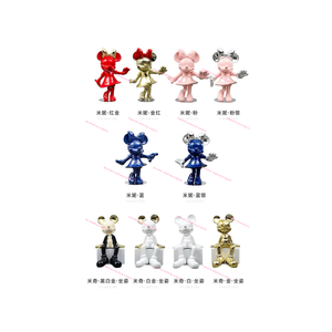 Estatuas de <span class=keywords><strong>Mickey</strong></span> <span class=keywords><strong>Mouse</strong></span> de fibra de vidrio de tamaño natural que pintan la escultura de <span class=keywords><strong>Mickey</strong></span> para la decoración del hogar - Product Image 3