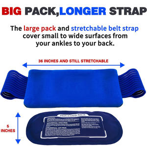 बहु-कमबख्त पुनः प्रयोज्य जेल नरम बर्फ पैक शरीर चिकित्सा गर्म ठंडा पैक - Product Image 2