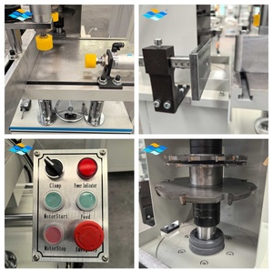 Fraiseuse mono-axe à alimentation hydropneumatique pour profils de meneaux de portes et fenêtres en aluminium - Product Image 2