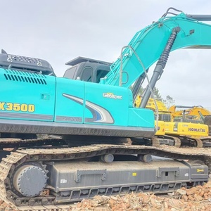 Excavatrice sur chenilles hydraulique d'occasion Kobelco SK350 de 35 tonnes, équipement lourd d'occasion, excavatrices d'occasion de haute qualité - Product Image 3