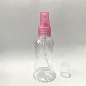 Botella de Spray de Plástico PET de 60 ml Transparente y Ámbar con Tapas de Colores para Cosméticos, Perfumes, Aceites <span class=keywords><strong>Esenciales</strong></span> - Product Image 1