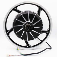 17 Inch 1500W 72V High Efficiency 48v 500w 10kw Brushless Hub Motor