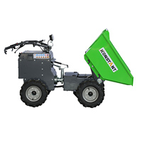 Mini Caricatore a Batteria KONSTANT Certificato TUV 4X4 per Tutti i Terreni, Carriola per Costruzioni Agricole