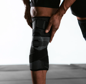 Genouillère de compression réglable avec coussinet en gel pour l'absorption des chocs et le soutien des articulations - Product Image 1