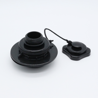 Haute qualité en plastique Tpu/pvc Boston vanne d'air noir Kayak bateau gonflable buse d'air raccords de vanne d'air accessoires