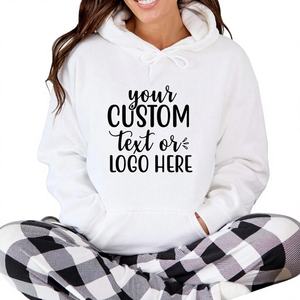 Soft Cozy 100% Cotton Fleece Hoodie with Breathable Windproof Fabric for Easy Motion for Gym & Outdoor Activities - Product Image 1