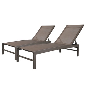 Elegante Patio sofá-<span class=keywords><strong>cama</strong></span> jardín tumbona Alu <span class=keywords><strong>terraza</strong></span> al aire libre muebles de diseño de playa impermeable de aluminio tumbona - Product Image 5