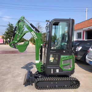 משלוח חינם מחפר מיני 1.8 טון לחקלאות ביתית דיזל מחפר קטן לכל שטח זחל הידראולי מיני מחפר - Product Image 6