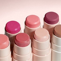 Tubes de fard à joues biologique imperméables et durables, Design de Logo, Palette de fard à joues, poudre végétalienne, étiquette privée, crème, bâton de fard à joues