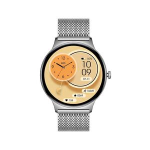 <span class=keywords><strong>Montre</strong></span> V89 Design ultra-fin Bracelet en acier Logo personnalisé Écran tactile rond HD 1,43 pouces Fréquence cardiaque Suivi de la SpO2 Plus de 100 sports <span class=keywords><strong>Montre</strong></span> intelligente - Product Image 2