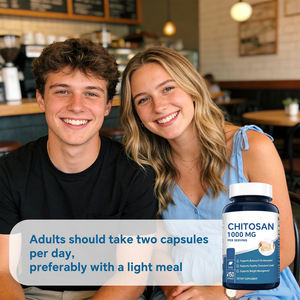 แคปซูลไคโตซาน OLLI 1000 มก. ผลิตภัณฑ์เสริม<span class=keywords><strong>อาหาร</strong></span>สมุนไพร แคปซูลคาร์บอกซีเมทิลไคโตซาน สำหรับ<span class=keywords><strong>ลด</strong></span>น้ำหนัก - Product Image 6