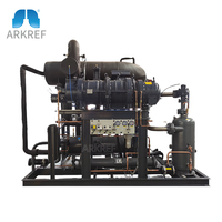 Refroidisseur d'eau industriel Arkref SGHSC1100YW 132,1 kW, compresseur Hanbell 380 V, machine de refroidissement à eau robuste de 4000 kg