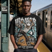 T-shirt d'été confortable à col rond pour homme, grande taille, 100 % coton, respirant, doux, respectueux de la peau, tie-dye, coupe décontractée, vente en gros, pour l'extérieur