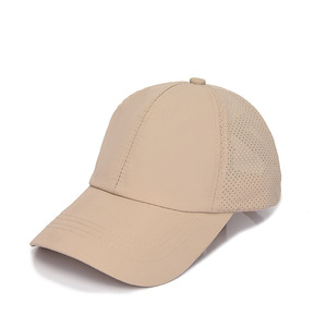 Women's Baseball Cap Cross Ponytail Mesh Quick Dry Breathable Sun Hat For Spring Summer Sports Casual Wear - Product Image 5