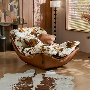 Sillón Reclinable Minimalista Italiano, Sofá Individual con Función de Inclinación para Sala de Estar, Dormitorio, Hotel, Villa - Product Image 2