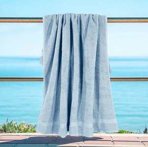 Wholesale Custom Egyptian Cotton 400 Gsm Bath Sheet Bale Hand Large Gym Camp Beach <b>Towel</b> <b>Set</b> - Product Image 4