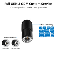 Antenne Wi-Fi double bande 2,4 GHz 5,8 GHz mini omnidirectionnelle en caoutchouc à gain élevé SMA mâle pour routeur