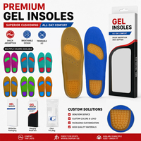 Semelles orthopédiques personnalisées en gel pour chaussures, coussinets de soutien de la voûte plantaire, soulagement des pieds plats et de la fasciite plantaire, pour le travail