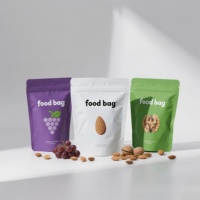Sachet Doypack Personnalisé Imprimé en Héliogravure de Qualité Alimentaire avec Fermeture Ziplock et Fenêtre pour Lait et Aliments en Conserve à Emporter
