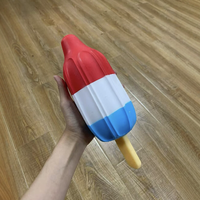 Nouveau design Jouets Squishy Géants en forme de Fusée et de Glace, Grands Sucettes Glacées à Rebond Lent, Jouets Anti-Stress à Presser, Cadeaux pour Enfants