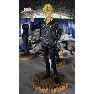 Prezzo di fabbrica a grandezza naturale del Giappone Anime figura di un pezzo a grandezza naturale Zoro Luffy statua di un pezzo in resina statua - Product Image 3