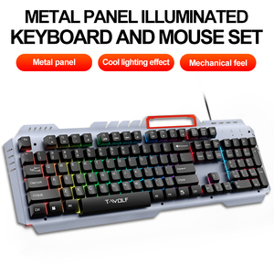 Nuovo Modello TWOLF TF600 <span class=keywords><strong>Tastiere</strong></span> <span class=keywords><strong>e</strong></span> <span class=keywords><strong>Mouse</strong></span> da Gioco con Filo <span class=keywords><strong>Tastiere</strong></span> Retroilluminate RGB Combo Tastiera <span class=keywords><strong>e</strong></span> <span class=keywords><strong>Mouse</strong></span> <span class=keywords><strong>Mouse</strong></span> da Gioco per Desktop - Product Image 5