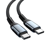 Câble de charge rapide 1m 100W 5A PD USB 2.0 Câble C-C de charge de données