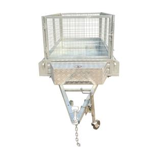 6x4 7x4 7x5 8x5 المجلفن ملحومة بالكامل مقطورة لنقل الصناديق - Product Image 4