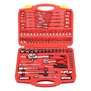 78 PCS Complete Tool Set Mechanics Wrenches Screwdriver Socket Auto Home Repair Kit