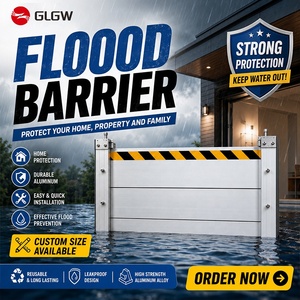 Sistema de Control de Inundaciones por Huracanes, Panel Reutilizable Contra Inundaciones, <span class=keywords><strong>Barrera</strong></span> de Protección Contra Inundaciones Residencial, <span class=keywords><strong>Barrera</strong></span> de Aluminio <span class=keywords><strong>Anti</strong></span>-Inundaciones - Product Image 1
