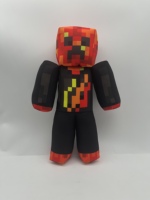 Fabricants de poupées personnalisées en peluche drôle doux mini jouets en peluche Logo Pixel garçons jouets en peluche pour enfants