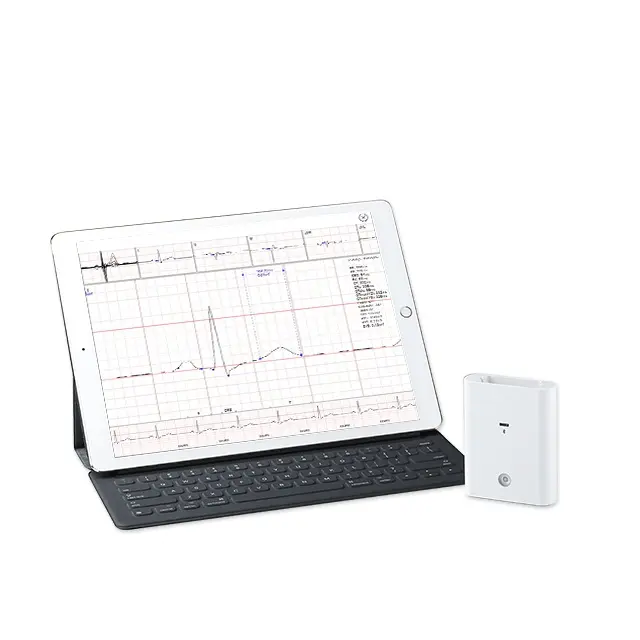 Prodotti di vendita caldi 2024 fornitori della cina wireless mobile iOS ecg apparecchiature di telemedicina per il medico con CE