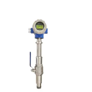 Medidor de fluxo de inserção de álcool digital, fornecedor da china 4-20ma, medidor de fluxo de inserção de álcool digital para água modbus plug-in, preço de fluxo magnético