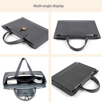 2025 offre spéciale personnalisable sac d'ordinateur Portable tablette ordinateur portable doublure sac 12-13 pouces à la mode porte-documents en cuir PU en gros