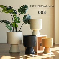 Jardinières surélevées modernes de style nordique, simples et luxueuses, pour fleurs et plantes vertes, décoration de salon et de jardin