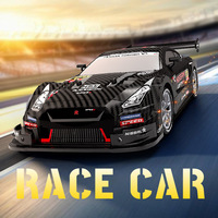 Coche de Derrape RC 1:16 2.4GHz con Aceleración Proporcional, Luces LED Delanteras/Traseras, Chasis Ajustable de 10 Modos y Control Remoto de Alta Gama