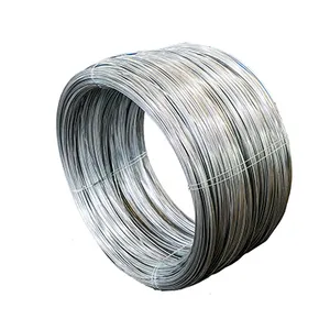 Fio de aço galvanizado de alta resistência, calibre 12, 4 mm, alto carbono, soldagem, corte livre, perfuração ANSI